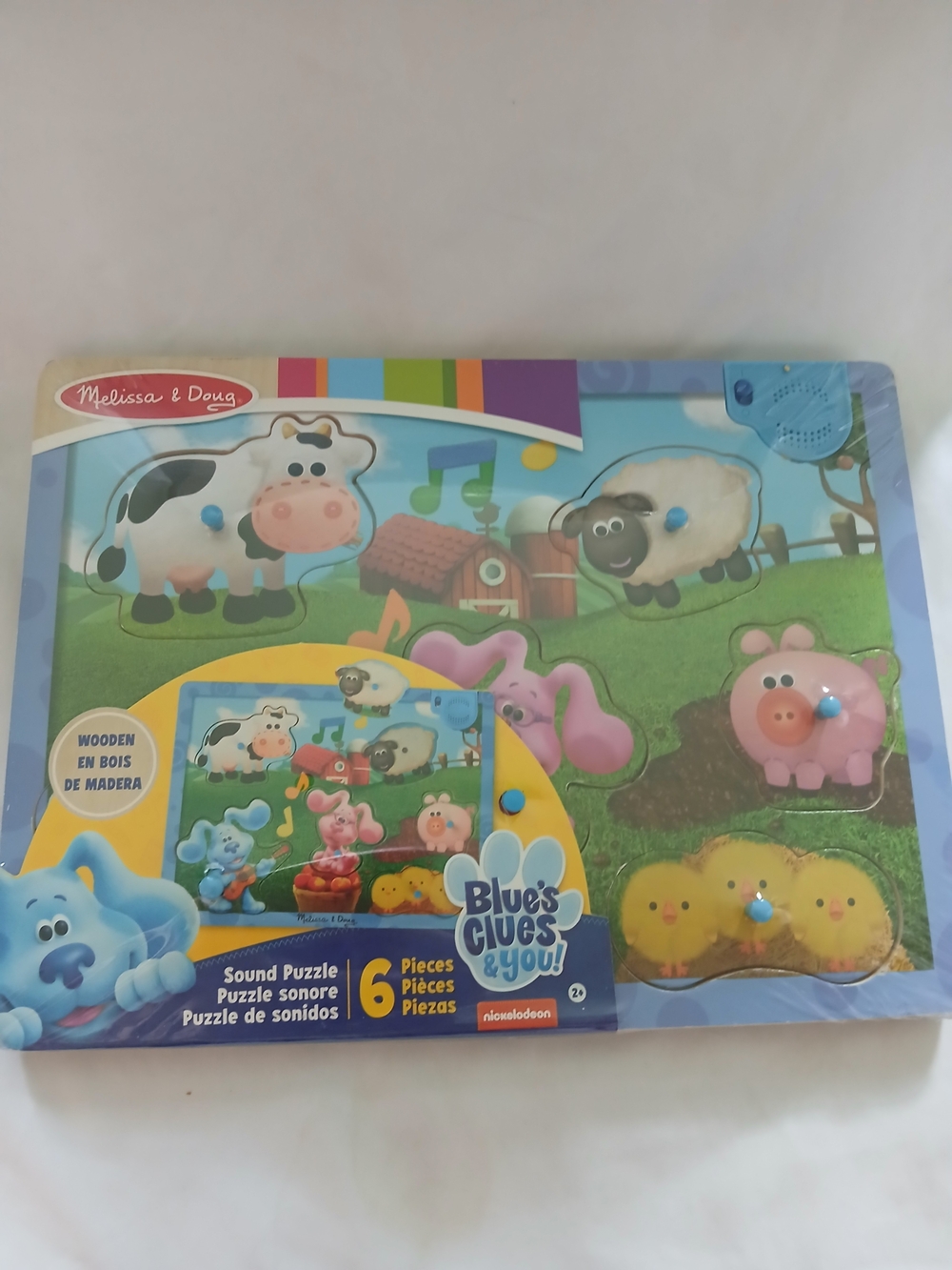 Melissa & Doug Blue's Clues & You! Sound Puzzle